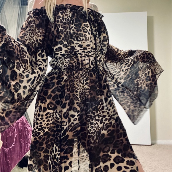 Leopard print maxi dress - Picture 3 of 3